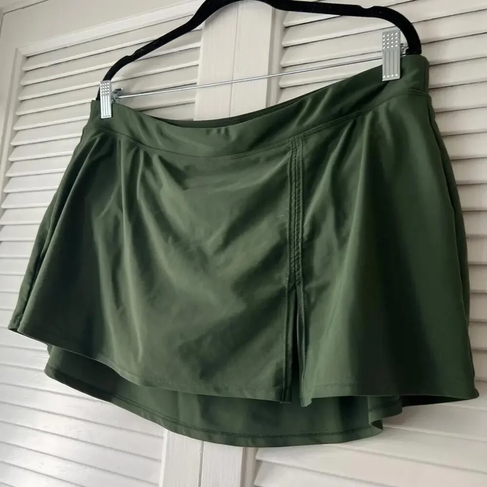 Kona‎ Sol green swim skirt size XL